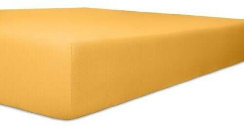 Kneer Fitted sheet cotton blend yellow 90x190 cm Lenzuola & biancheria da letto