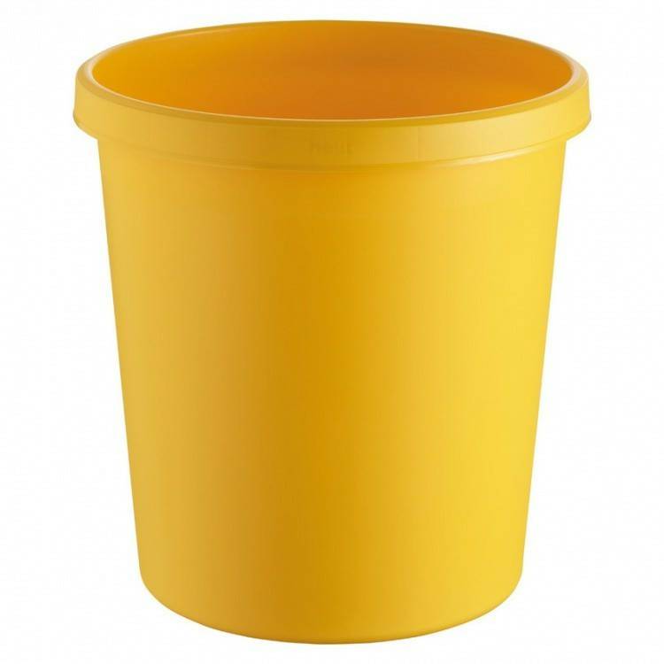 Helit LARGE WASTE BIN, 30 LITRESWaste Paper Bin L (61061) yellow Helit LARGE WASTE BIN, 30 LITRES