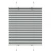 Victoria M. EasyFix pleated blind 45x100 cm gray polyester fabric Tende plissè