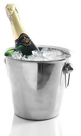 Hendi Wine cooler, ring handles, bottle cooler, champagne cooler, 3.3L, ø220x (H) 190mm, stainless steel Glacette