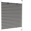 Tende plissè Victoria M. Praktica pleated blind polyester 80x120 cm gray Klemmfix pleated blind without drilling