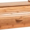 Zeller Rolling bread box, Bamboo 40 x 26 x 20 cm Portapane