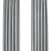 Tende per interni vidaXL Blackout curtains with hooks 2 pieces gray 140x175 cm (134467)