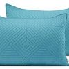 Lenzuola & biancheria da letto AmeliaHome 2 cushion covers 50 x 70 cm blue gray cushion covers set ultrasonic quilting polyester softa