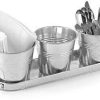 Hendi Replacement Cutlery Basket 415 x 130 x 125 mm silver Portaposate