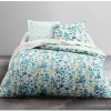 Today Bedding Set Sunshine Floral 240 x 260 cm Blue/Yellow Lenzuola & biancheria da letto